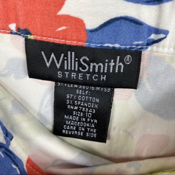 WILLI SMITH stretch mini Skirt Ruffle hem 10 - Picture 5 of 6